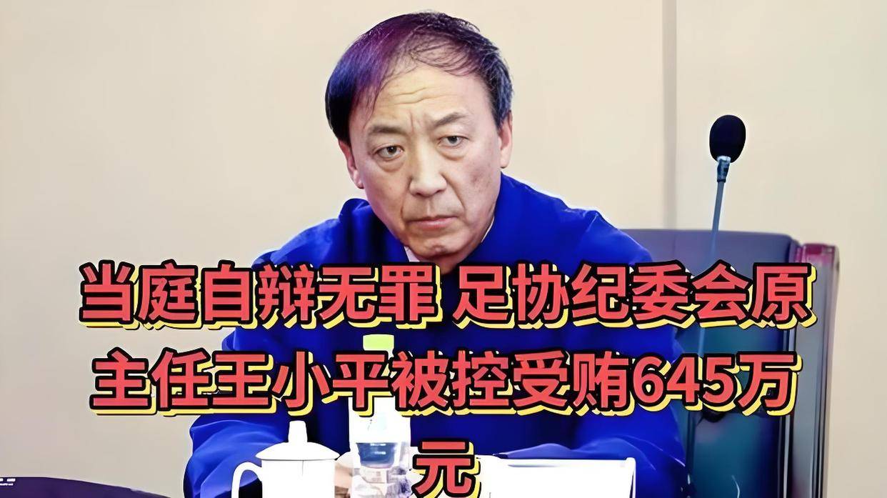 开云体育官网-足协原纪律委员会主任王小平一审获刑10年6个月罚70万(中国足协纪律委员会主任王小平)